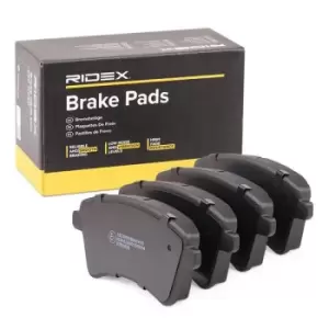 Image of RIDEX Brake pad set MERCEDES-BENZ,RENAULT 402B0447 4154210310,4154210610,4154300022 A4154210310,A4154210610,A4154300022,410601334R,410603750R