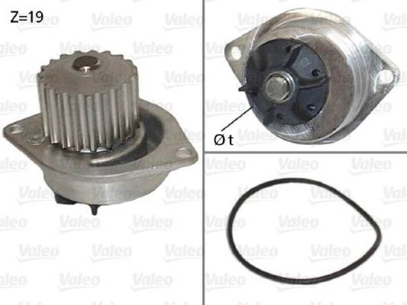 Image of Water pump VALEO 506595