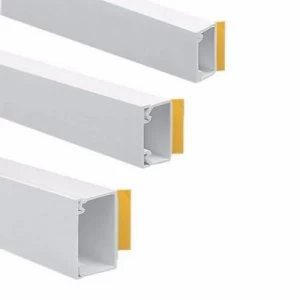 Image of Zexum 11mm x 8mm Self Adhesive Mini Trunking - 1m