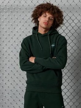 Image of Superdry Sportstyle Brushed Hoodie - Green , Green Size M Men