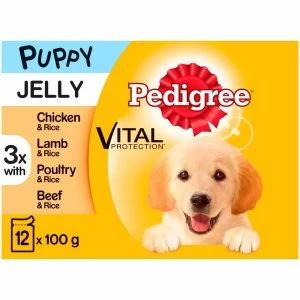 image of Pedigree Puppy Wet Dog Food 12 x 100g