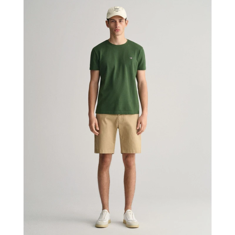 Image of Gant SLIM TWILL SHORTS MARINE 30 - Beige Beige 2XL