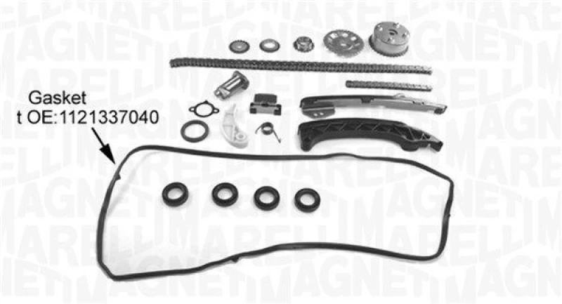 Image of MAGNETI MARELLI Timing chain kit MAGNETI MARELLI 341500001470