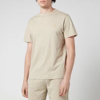 Image of Farah Mens Danny T-Shirt - Smoky Brown Marl - L
