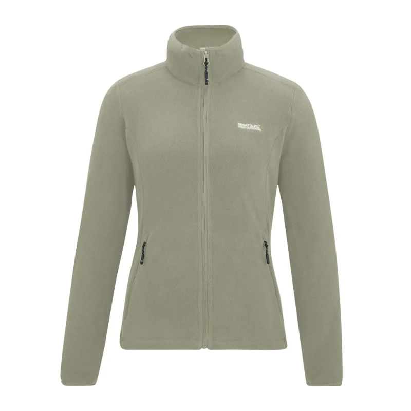 Image of Womens zipped fleece Regatta Floreo IV Marron Female 36