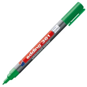 Image of Edding 361 Extra-Fine Whiteboard Marker Pen - Green