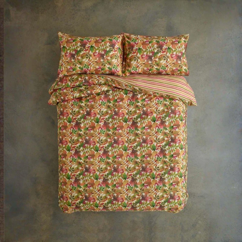 Image of Deyongs Autumn Leaves Duvet Covers Rust 25 unisex Double