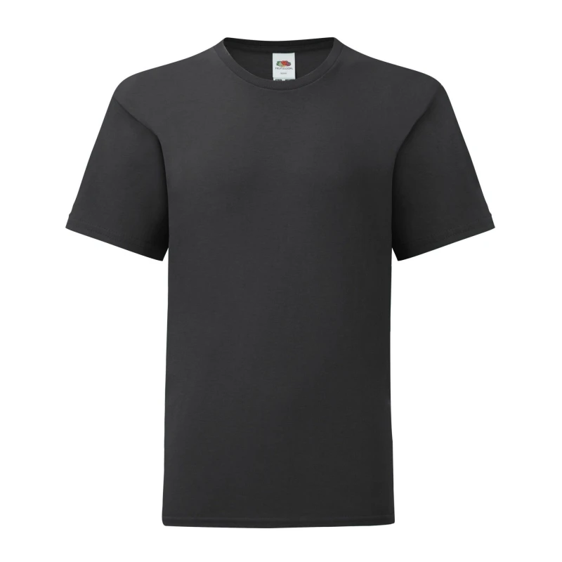 Image of Fruit Of The Loom Iconic 150 girls's in Black