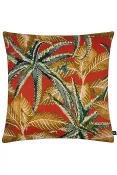 image of EBON Wilds Jahi Tropical Floral Polyester Filled Cushion