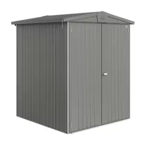 image of 5' x 5' Biohort Europa 2 Quartz Grey Metal Shed (1.5m x 1.5m)