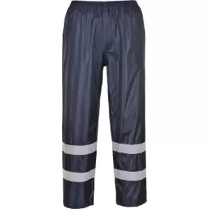 image of Portwest Classic Iona Waterproof Rain Trousers Navy L 31"