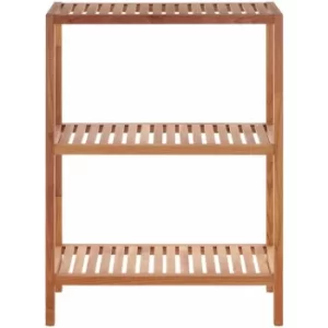 image of Premier Housewares 3 Tier Wooden Bathroom Shelf Unit