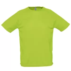 Image of SOLS Mens Sporty Short Sleeve Performance T-Shirt (XXL) (Apple Green)