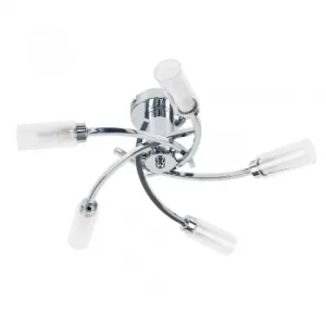 image of Claudia 5 Way Ceiling Light in Chrome