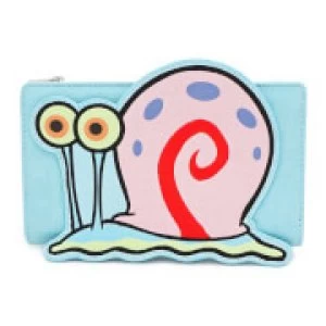Image of Loungefly Spongebob Squarepants Gary 20th Anniversary Wallet
