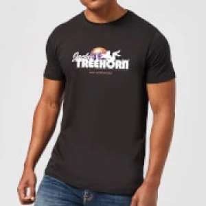 image of The Big Lebowski Treehorn Logo T-Shirt - Black