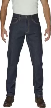 Image of Rokker Revolution Tapered Slim Motorcycle Jeans, blue, Size 29, blue, Size 29