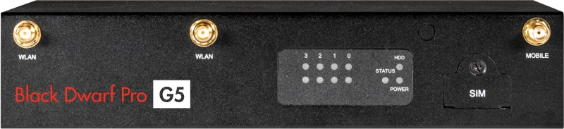 Image of Securepoint Black Dwarf Pro G5 Hardware firewall Desktop 2.83 Gbit/s