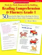 Image of week by week homework for building reading comprehension and fluency grade
