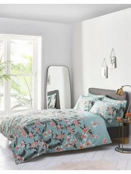 image of Oasis Home Delray Palm Duvet Cover Set