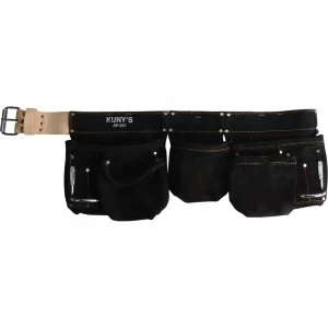 Image of Kunys Split Grain Water Repellent Double Tool Pouch