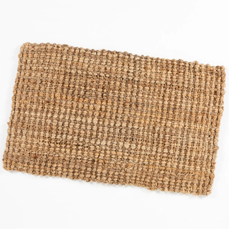 Image of Esselle Whitefield Handwoven Boucle Small Mat Natural
