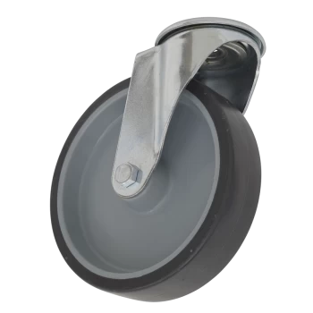 Image of Medium-Duty Thermoplastic Bolt Hole Swivel Castor Wheel 50mm - Trade