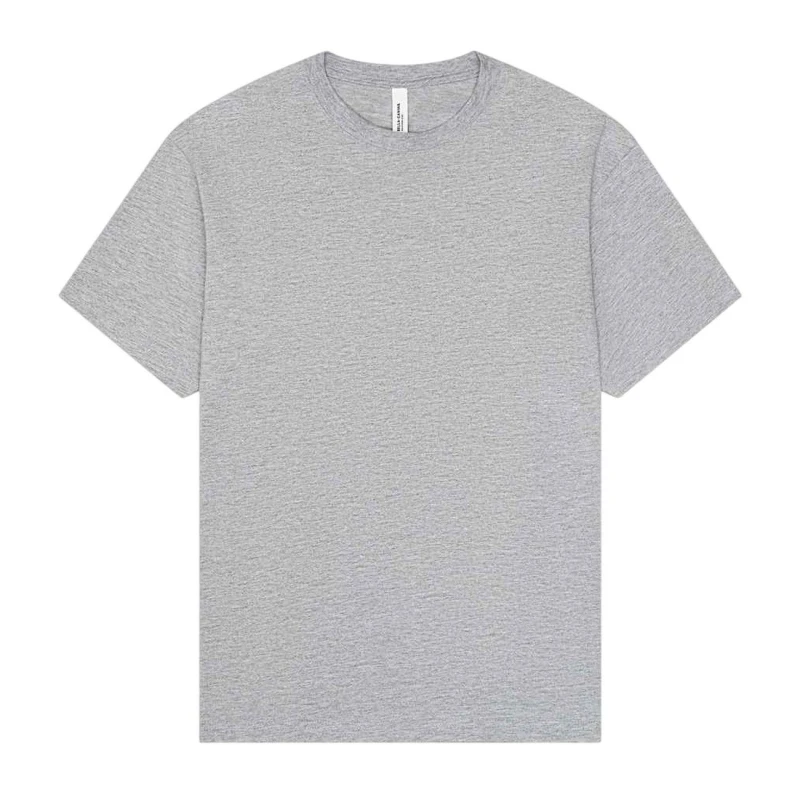 Image of Bella + Canvas Mens Heavy Boxy T-Shirt in Mid Grey Size: XS Mid Grey Male XS