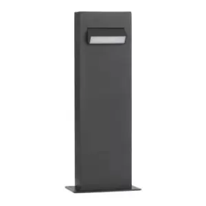 image of Anchorage Outdoor Bollard Black Aluminium, LED 6W 335Lm 3000K IP65 - Merano