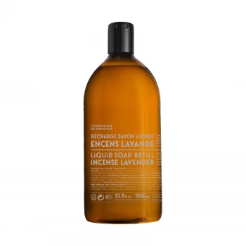 image of Compagnie de Provence Liquid Marseille Soap 1L Refill (Various Options) - Incense Lavender