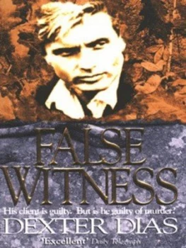 Image of False Witness by Dexter Dias Book