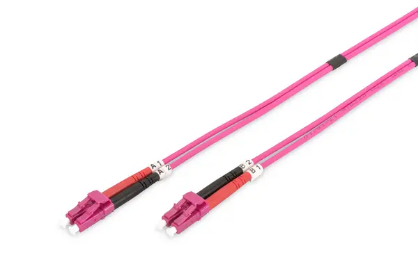 Image of Digitus Digitus DK-2533-01-4 Fibreglass FO Cable [1x LC plug - 1x LC plug] 50/125 µ Multimode OM4 1m DK-2533-01-4