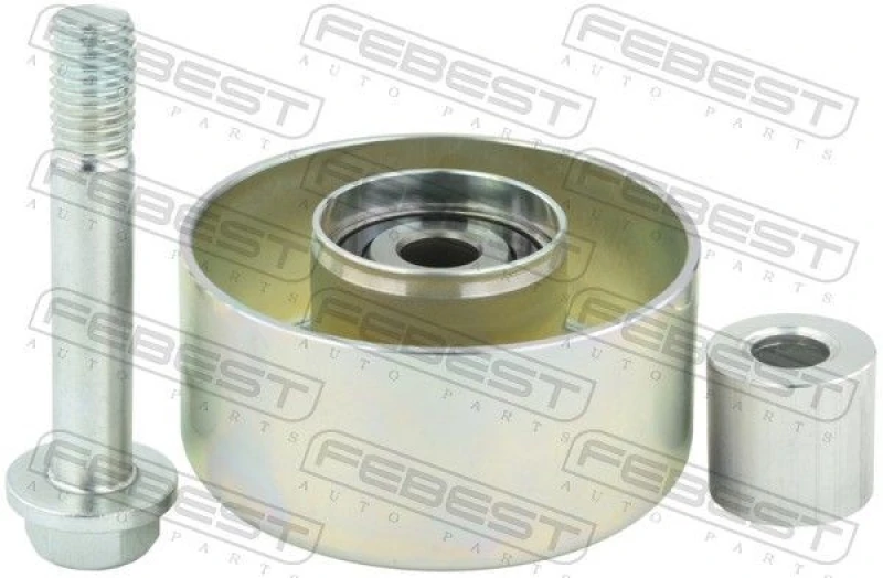 Image of FEBEST 2988-RRSII Idler Pulley Deflection/Guide Pulley,v-ribbed belt (312)