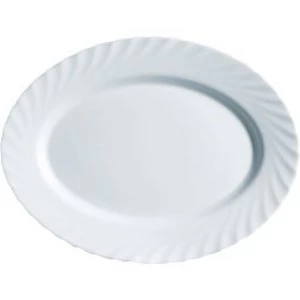 Image of Luminarc Trianon White Platter 35 x 24cm Oval