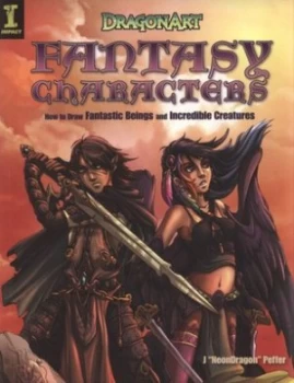 Image of Dragonart Fantasy Characters by Jessica neon Dragon Peffer Paperback