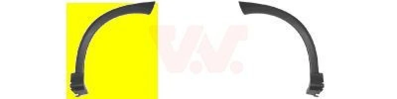 Image of VAN WEZEL Fender flare VAN WEZEL 3777527