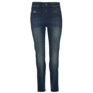 Image of G Star Raw Low T Loose Tapered Ladies Jeans - track wash