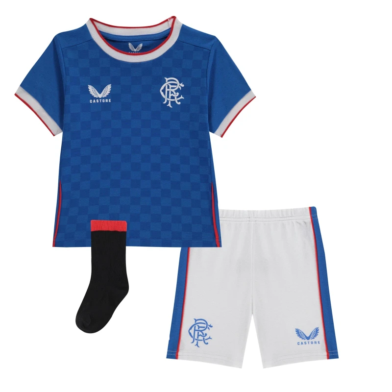 Image of Castore Rangers Home Mini Kit 2022/2023 - Blue Blue 6 - 9 Months