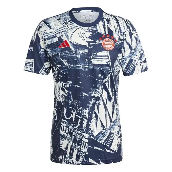 Image of adidas Bayern Munich Pre-Match Shirt 2023/2024 Mens - White S