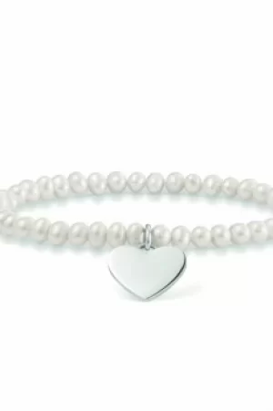 Thomas Sabo Jewellery Love Bridge Pearl Bracelet JEWEL LBA0046-082-14-L14.5