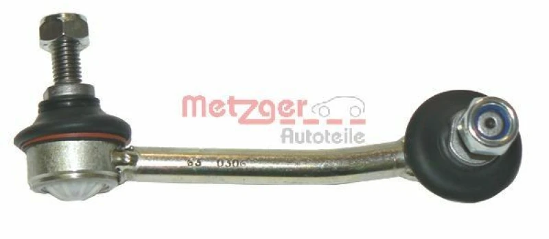 Image of METZGER 53043711 Anti-roll bar link COMPETENCE KIT, Front Axle Left, with nuts Link Stabiliser (3229)