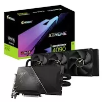 Image of Gigabyte AORUS GeForce RTX 4090 XTREME WaterForce 24GB GDDR6X PCI-Express Graphics Card