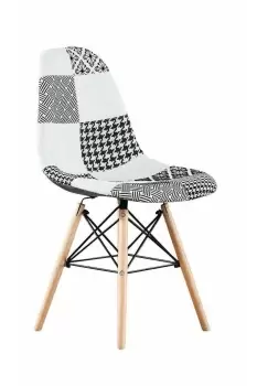 Image of Chrono Patchwork Eiffel Dining Chair, Single