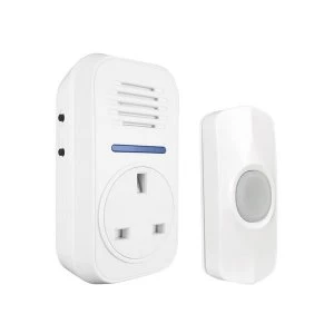 image of Uni-Com Smart Plug-Through Flashing Door Chime