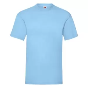 Image of Fruit Of The Loom Mens Valueweight Short Sleeve T-Shirt (XL) (Sky Blue)