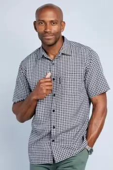 Guinness Short Sleeve Soft Touch Gingham Shirt