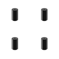 Image of Ssupd Meshroom S Aluminium Feet - 30mm - Black