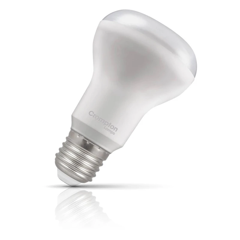 Image of Crompton LED R63/R64 Reflector Light Bulb E27 7W Warm White 2700K Spotlight Screw Opal