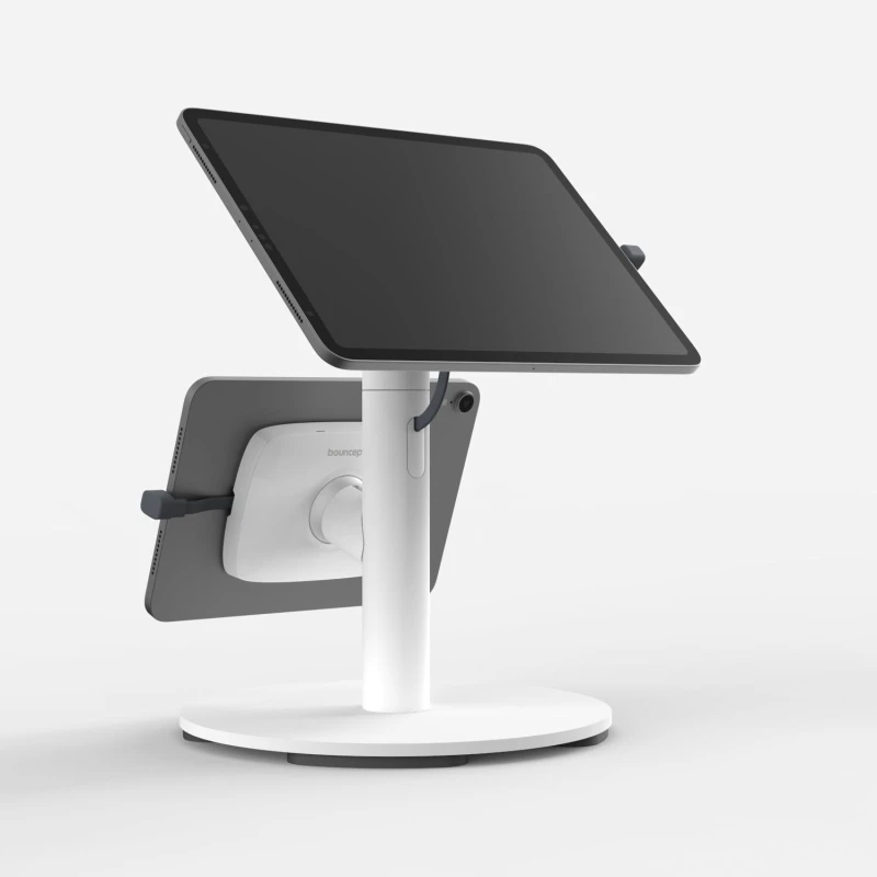 Image of Bouncepad Core Twin + Counter Base Compatible with All USB-C White BP-COR-TWCO-W