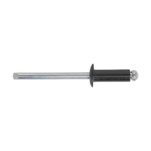 Image of Sealey RAB3280S Aluminium Rivet Black Standard Flange 3.2 x 8mm Pack of 200